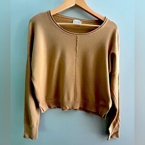 Dreamers Warm Brown Knit Top